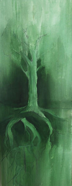 NicolasKaragiannis, art contemporain, artiste peintre, création artistique | Contemporary art, painter, artistic creation | dessin, huile, arbre, The Gathering, if_then_else