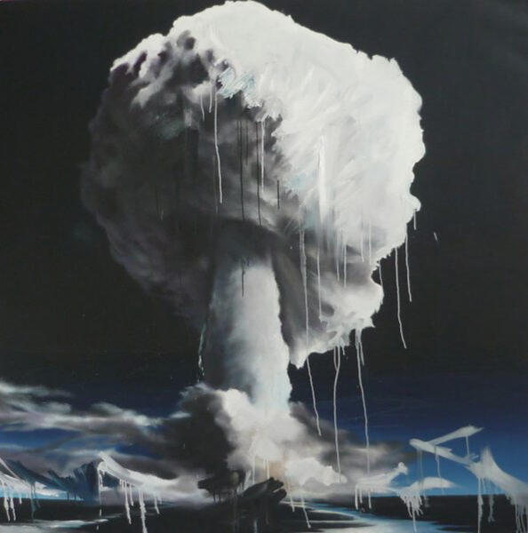 NicolasKaragiannis, art contemporain, artiste peintre, création artistique | Contemporary art, painter, artistic creation, peintures contemporaines, nuage atomique